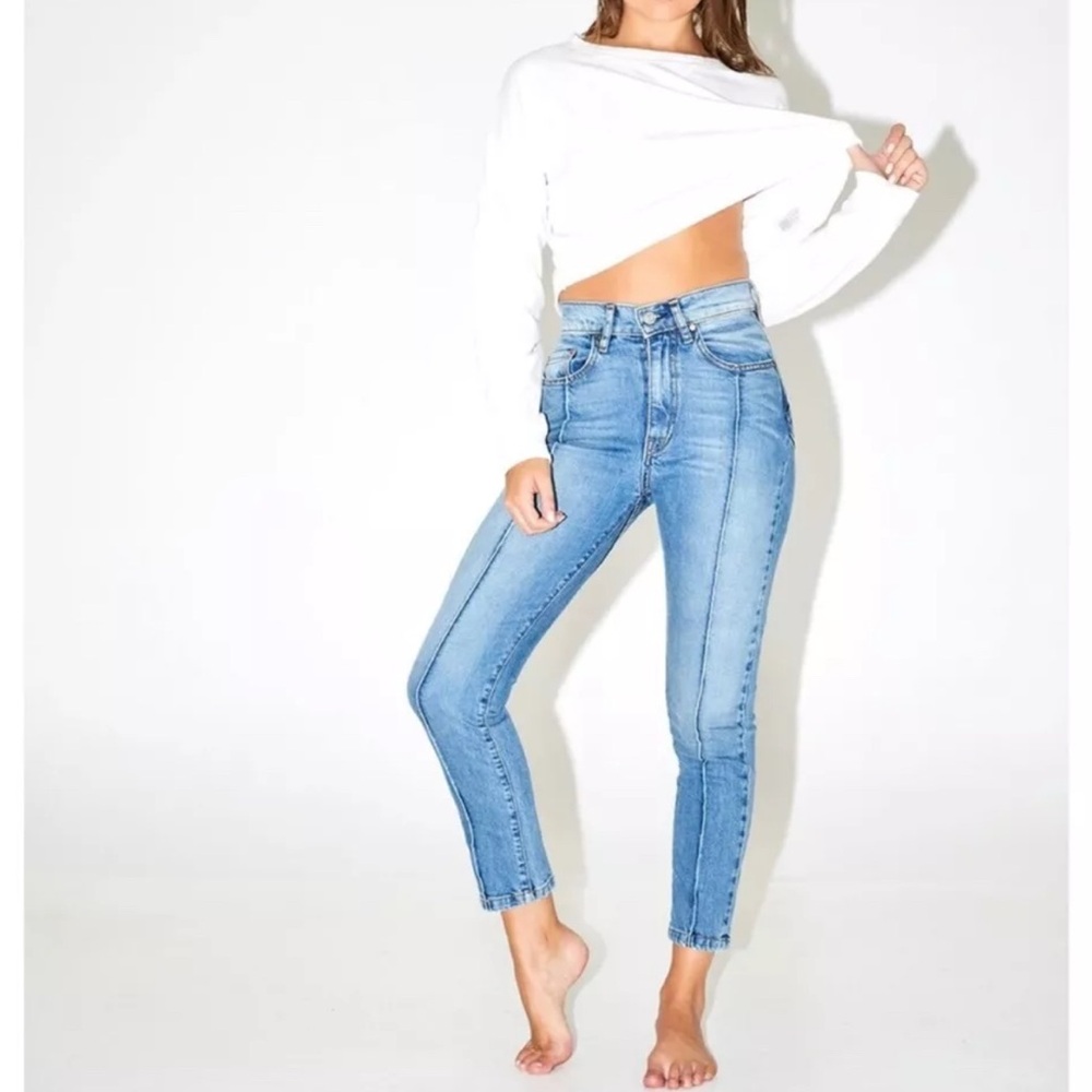 Revice Venus Star Butt Cropped High Rise Skinny Jeans